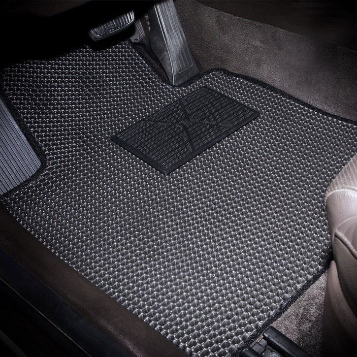 gaon 이중 벌집 더블엠보형 카매트 세트, 블랙, 현대 디올뉴그랜저GN7 2륜 22년형11월