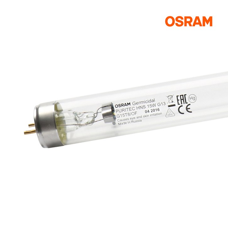 오스람 살균램프 15W UV램프 자외선램프 소독기램프 소독램프 15W