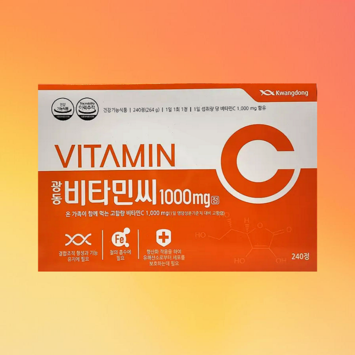 광동제약 비타민C 1000mg 8개월분