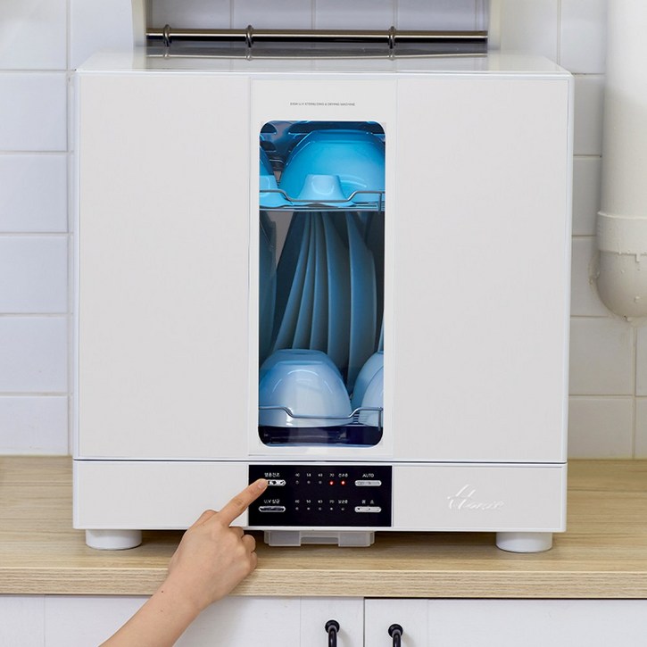 한일 식기살균건조기 열풍 그릇건조기 UV 대용량소독기 살균건조 5중안전 HUD-6200N 6인용 방문설치
