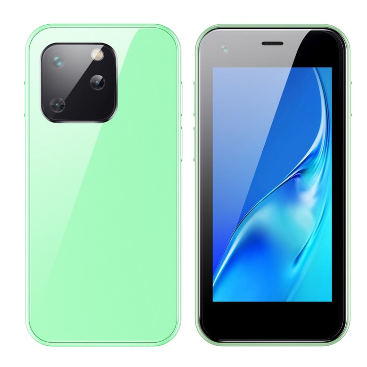 AIEK XS13 미니 안드로이드9.0 스마트폰 2GB RAM 16GB ROM 3D 글래스 듀얼 유심 TF 카드홀더 5MP 카메라 소형폰