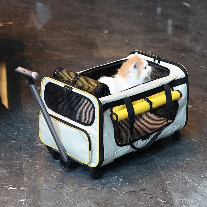 대용량 반려동물 이동식 캐리어 탈부착 애완 동물 백팩 신축식 타이로드