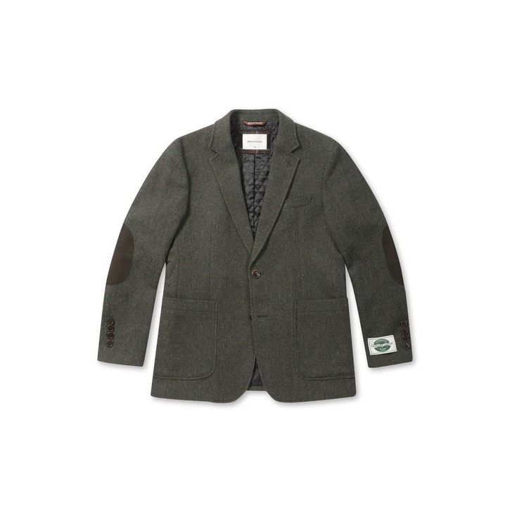 코오롱 브렌우드 울블렌디드 헤링본 헌팅 자켓 BRJCW25453KHX 남성자켓