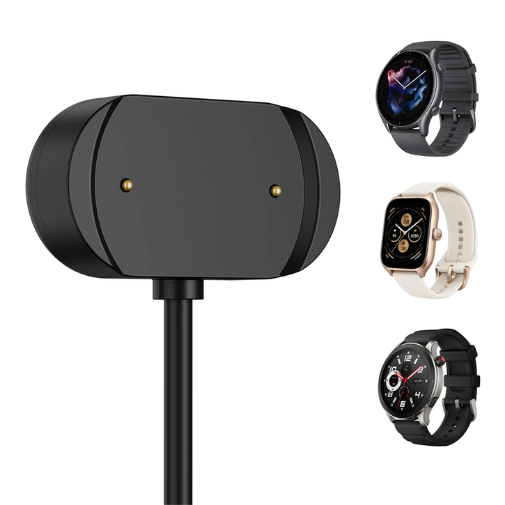 아야 어메이즈핏 티렉스2 GTR4 GTS3 GTR3 GTS4 호환 충전케이블 1m, 1+1