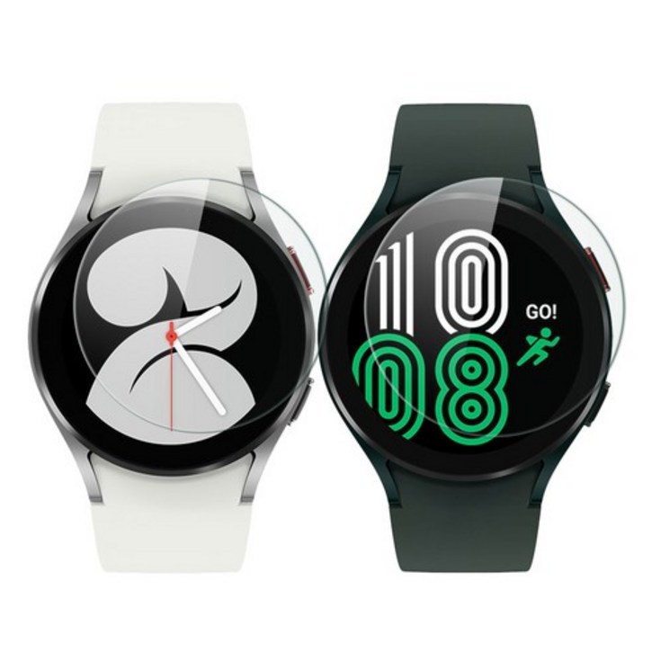 갤럭시 워치4 전용 호환  40mm  42mm  44mm  46mm  클래식  전용 강화유리 보호필름 2매입