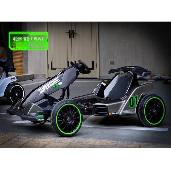 어린이 고카트 1인용 전동 고속 레이싱 드리프트 레이싱카 오프로드 장난감