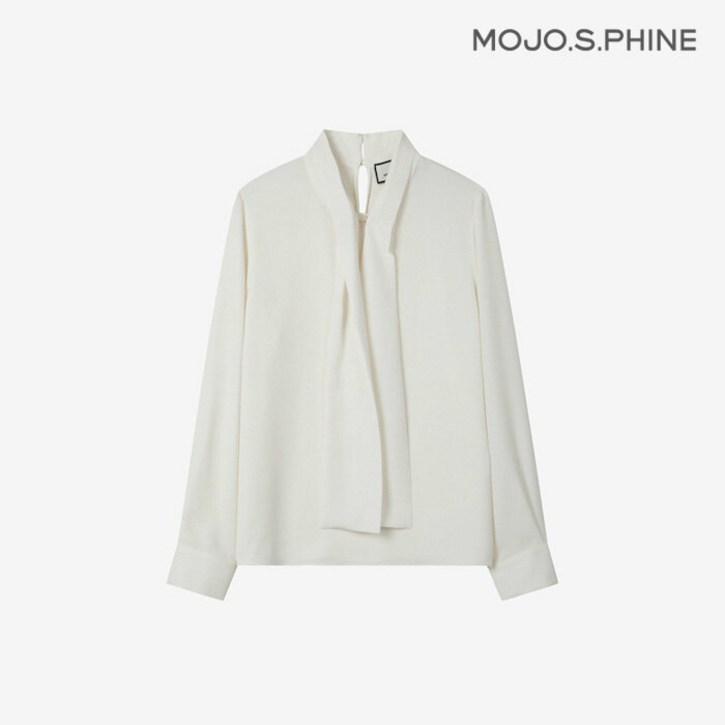 모조에스핀 스카프 기본핏 블라우스 IVS253MSC009DH1949553