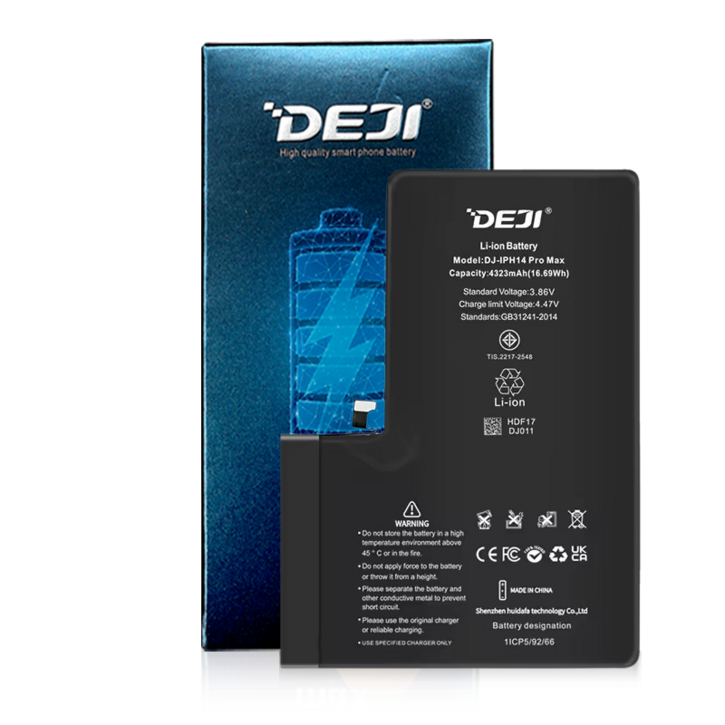 DEJI 아이폰14프로맥스 배터리 iPhone 14 Pro Max Battery 표준용량 수리키트 미포함 뎃지 아이폰배터리  DEJI한국총판