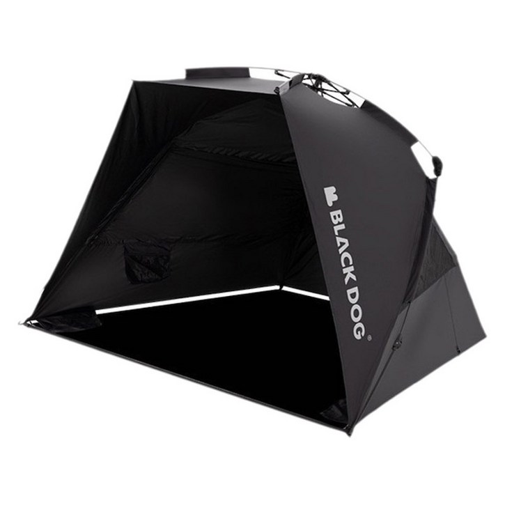 BLACKDOG  원터치 텐트 그늘막 타프 지니 쉘터 돔 피크닉 낚시 비치 블랙코팅 250x160x149 CBD2300ZP019