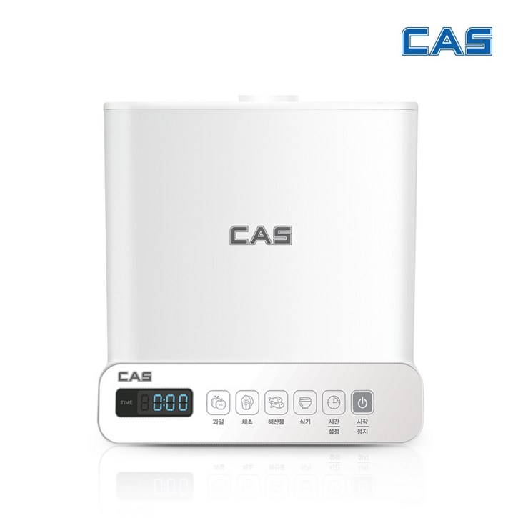 CAS NEW PURE-ALL 초음파세척기 퓨어올 야채 과일 젖병 식기 세척기, 화이트