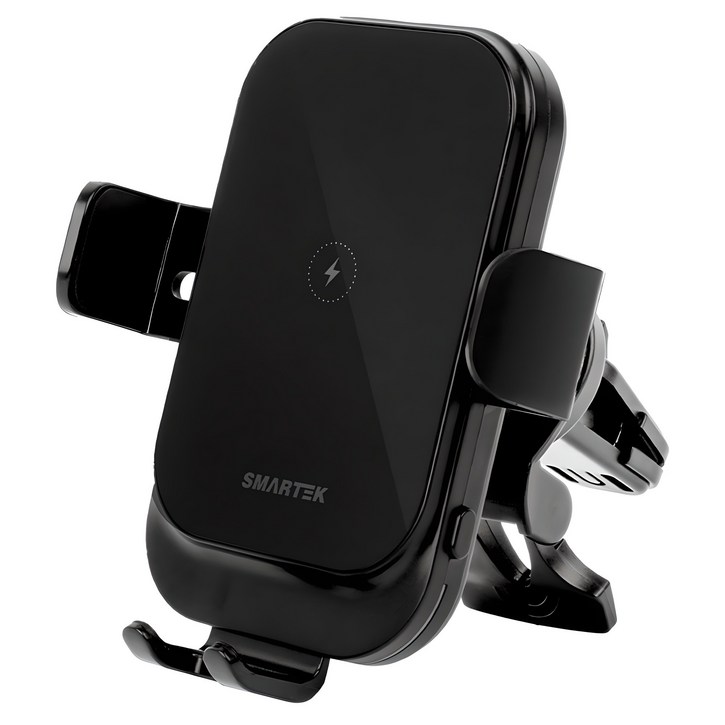 스마텍 차량용 무선 고속 충전거치대 STCD350, 블랙, STCD350