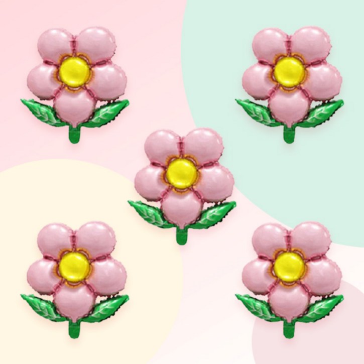 [파티지] 벚꽃잎 벚꽃풍선 모음 / 벚꽃가랜드 꽃 벚꽃스티커 조화 마카롱, SP_03_꽃 한송이풍선_핑크 (5개)