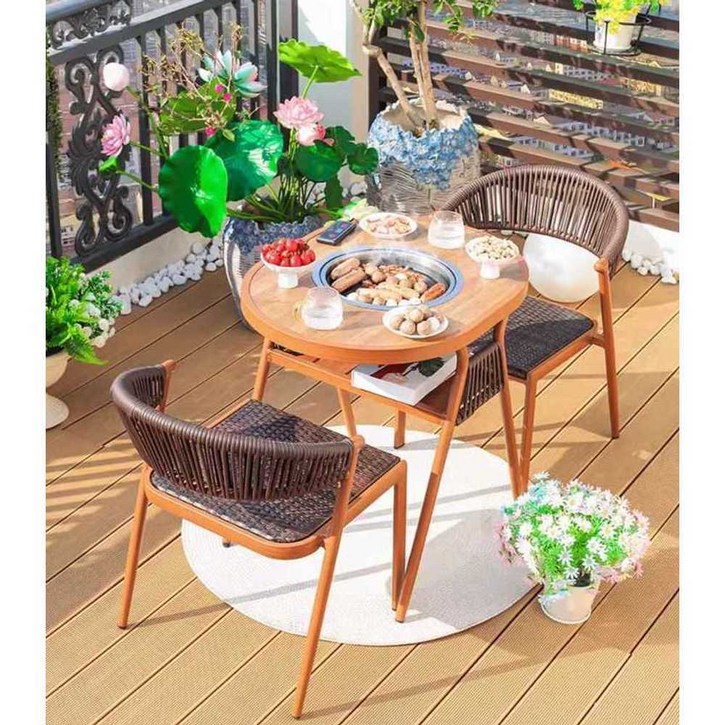 인덕션테이블 의자 불판테이블 화로 식탁 고기집 거실