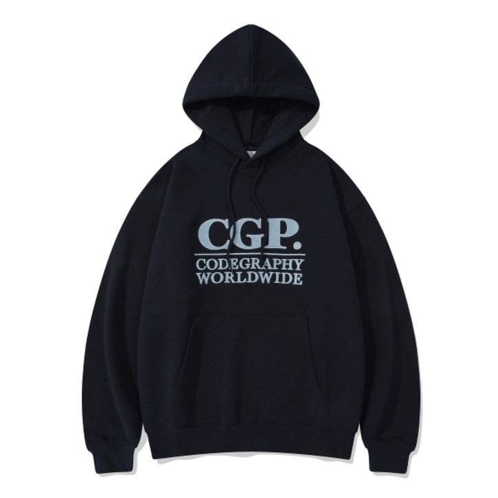 코드그라피 CODEGRAPHY 스퀘어 로고 후드티네이비 CBESUTH200DN 151861