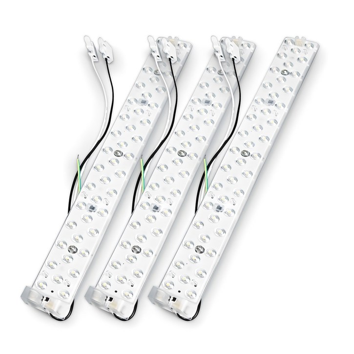 번개표 LED 모듈 리폼형 램프 조명 자석 30W 주광색 FPL 55W 대체용 3개입