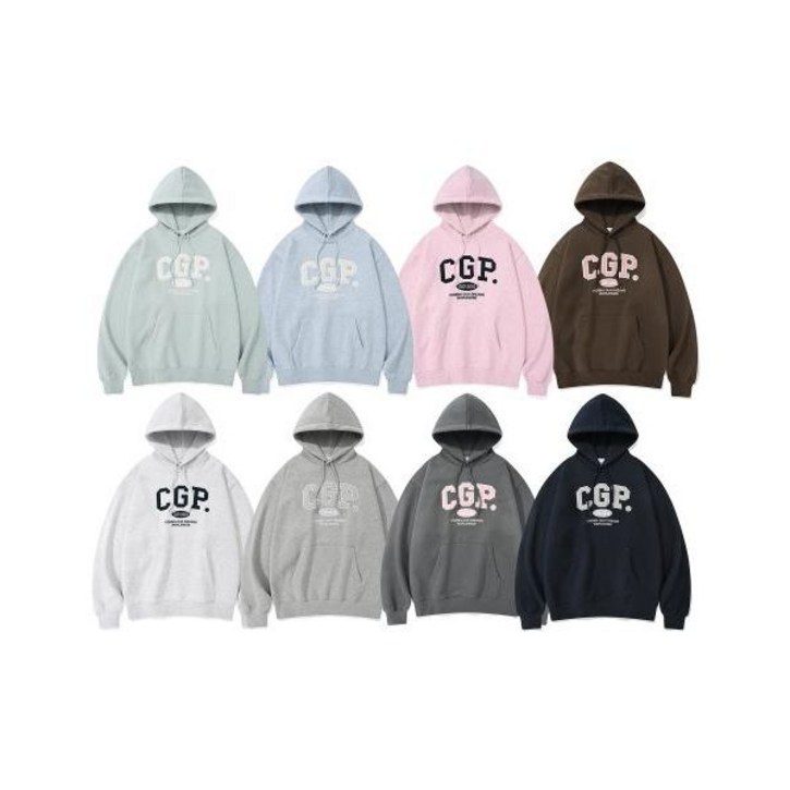 코드그라피 CODEGRAPHY CGP 아치 로고 후드티_라이트그레이 매장정품 173676