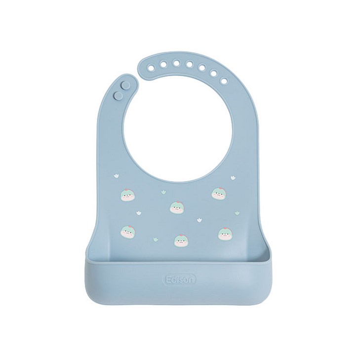 에디슨 프렌즈 베이비 실리콘 턱받이