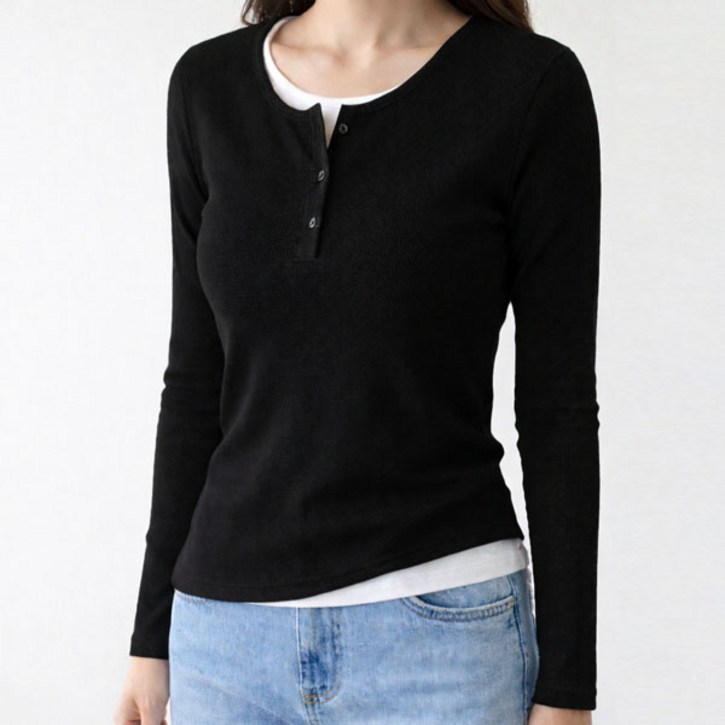 로렌미 케일리 이중 긴팔티 S25SPT031819