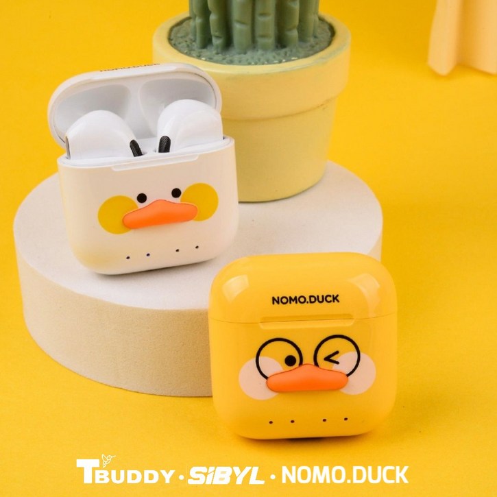 티버디 오픈형 블루투스 이어폰 NOMO DUCK 귀안아픈 무선이어폰, 스노우화이트 티버디 오픈형 블루투스 이어폰 NOMO DUCK 귀안아픈 무선이어폰, 스노우화이트