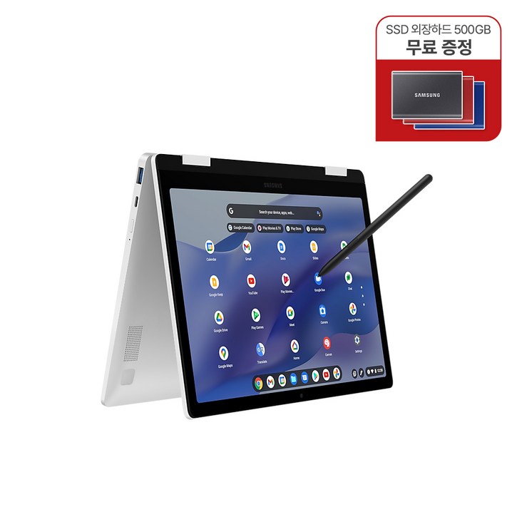 [SSD외장하드증정] 삼성전자 갤럭시 크롬북2 360 노트북 XQ520QEA-KG18G 4