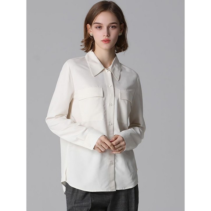 리스트 세미 오버핏 포켓 셔츠  택가격 168000원
