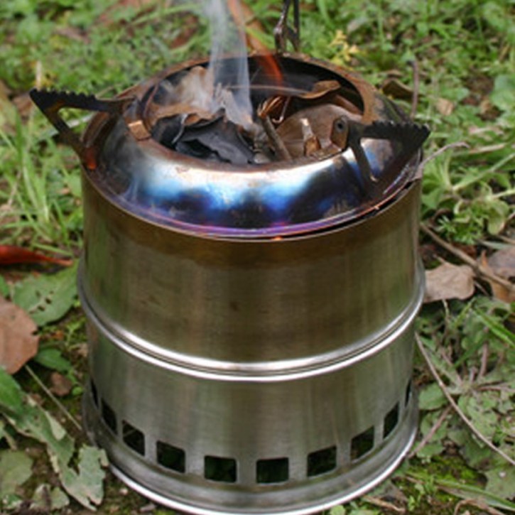파파스 우드스토브(원통형) 미니 화로대