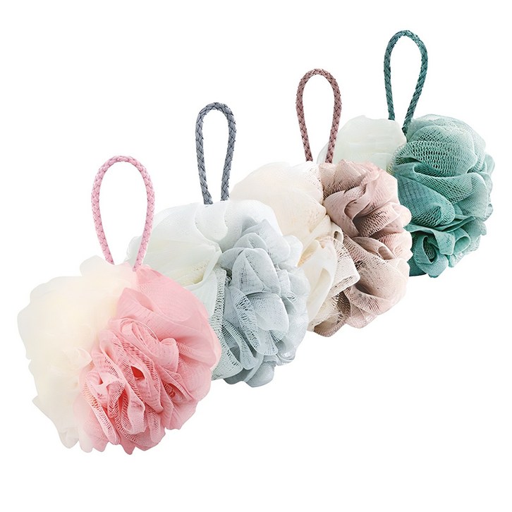 더자카 투톤 샤워볼 4p