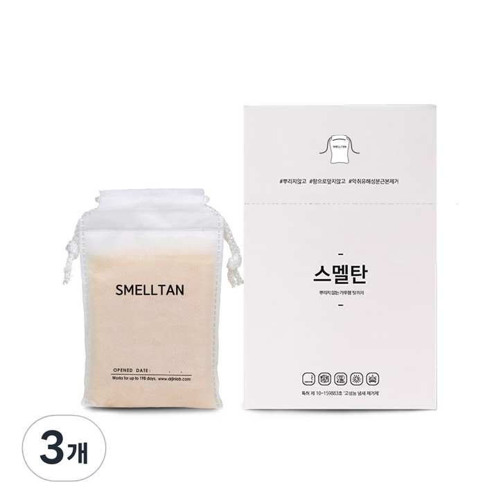 닥터진랩 스멜탄 탈취제 화이트, 90g, 3개 닥터진랩 스멜탄 탈취제 화이트, 90g, 3개