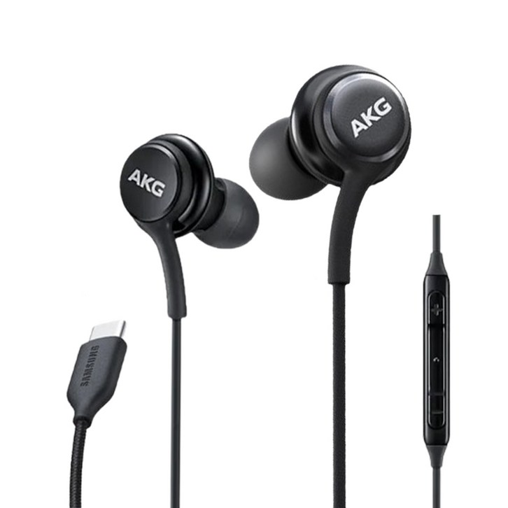홈방구 삼성 C타입 AKG 정품 유선이어폰 갤럭시 스마트폰 S20 S21 S22 S23 S24 Z플립 전기종 노트10 노트20, 홈방구 C타입 블랙