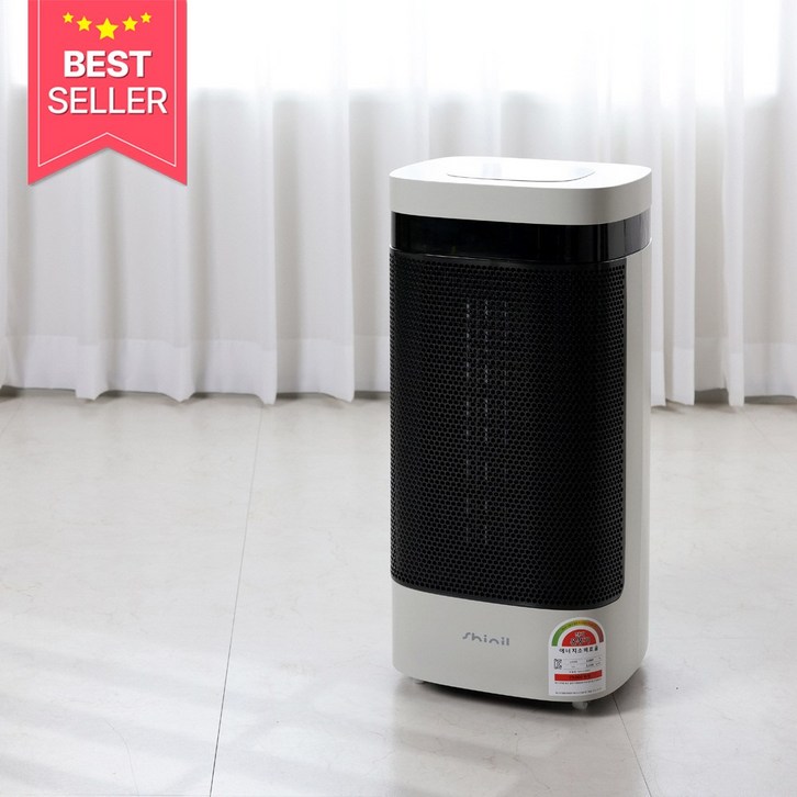 신일 전기온풍기 SEHL3300GY 리모컨 초고속 PTC히터 그레이, SEHL3300GY