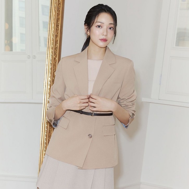 잇미샤 24 오버핏 테일러드 벨티드 자켓 ITO9ZJK730 1647696