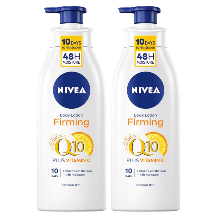 니베아 Q10 화이트 바디로션, 2개, 400g 니베아 Q10 화이트 바디로션, 2개, 400g