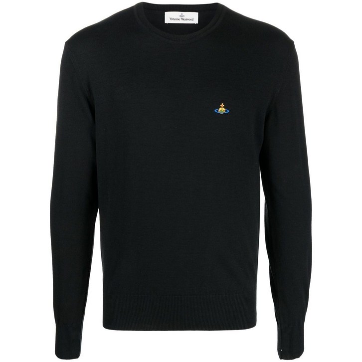 비비안웨스트우드 구체 자수 파인 니트 스웨터