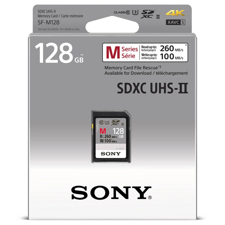 소니 차세대 SD 메모리 카드 SFM128