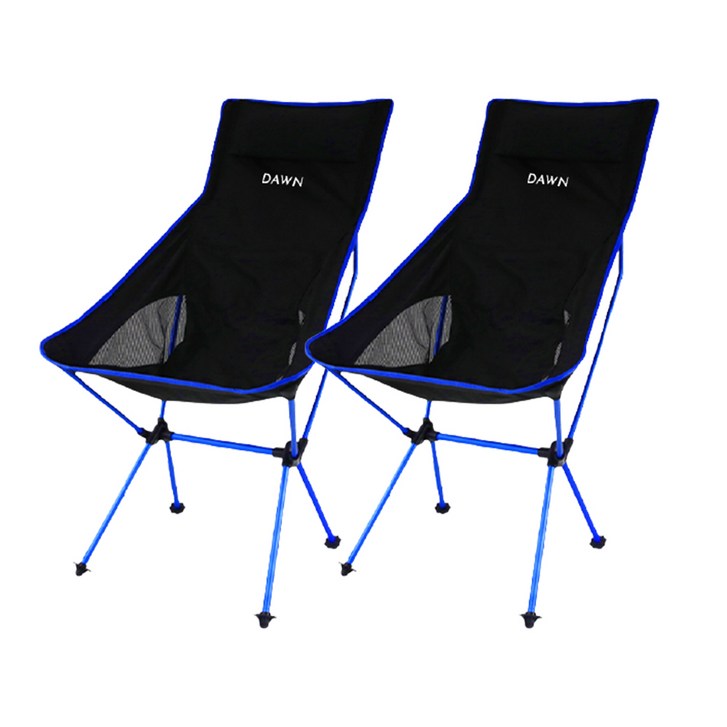 던 고르고 휴대용 접이식 캠핑 의자 체어 캠핑용품 11, 파란색파란색