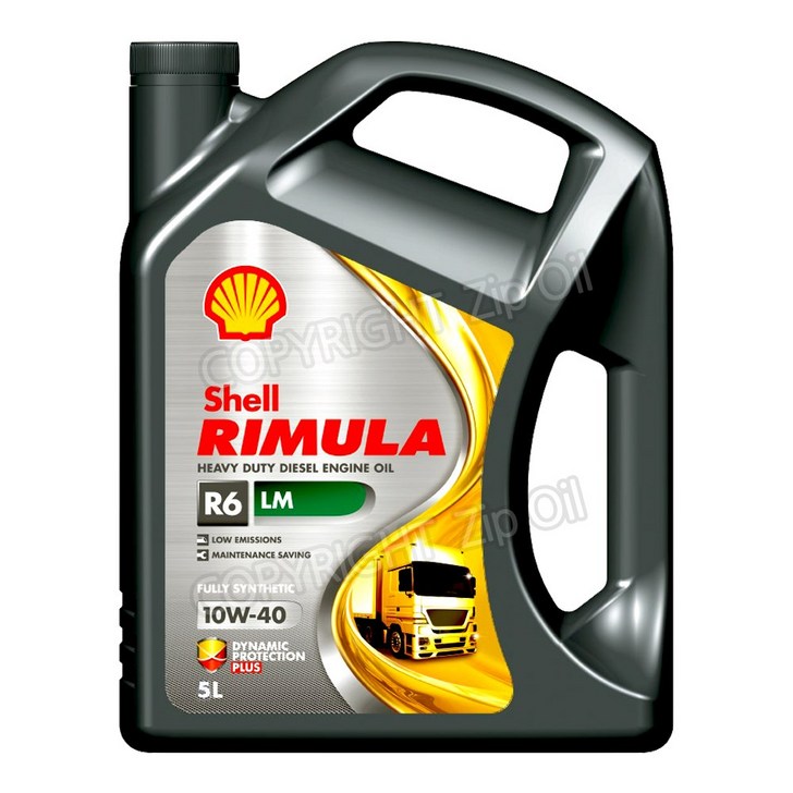 쉘 리무라 R6 LM 10W40 5L 유로6 중대형 디젤 엔진오일