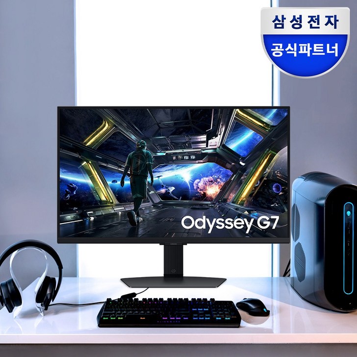 삼성 오디세이 G7 4K UHD IPS 144Hz 게이밍 모니터, 오디세이 G7 S32DG700, 80cm 삼성 오디세이 G7 4K UHD IPS 144Hz 게이밍 모니터, 오디세이 G7 S32DG700, 80cm