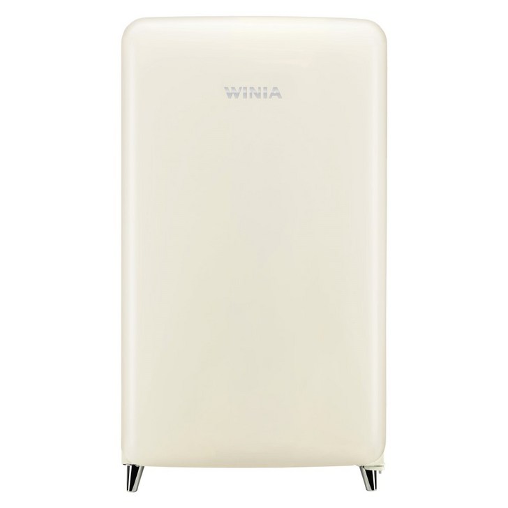 위니아 인증점 레트로 소형 냉장고 프리미엄 칵테일 크림 원룸 사무실 118L ERT118CCA 전국무료배송