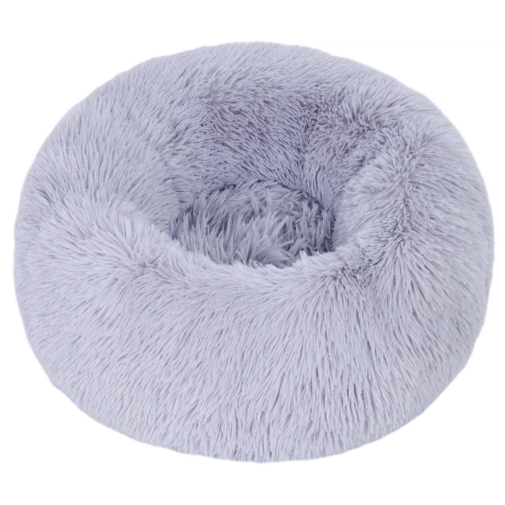 EMME 원형 푹신푹신 반려동물 침대 강아지, 1개, Gray
