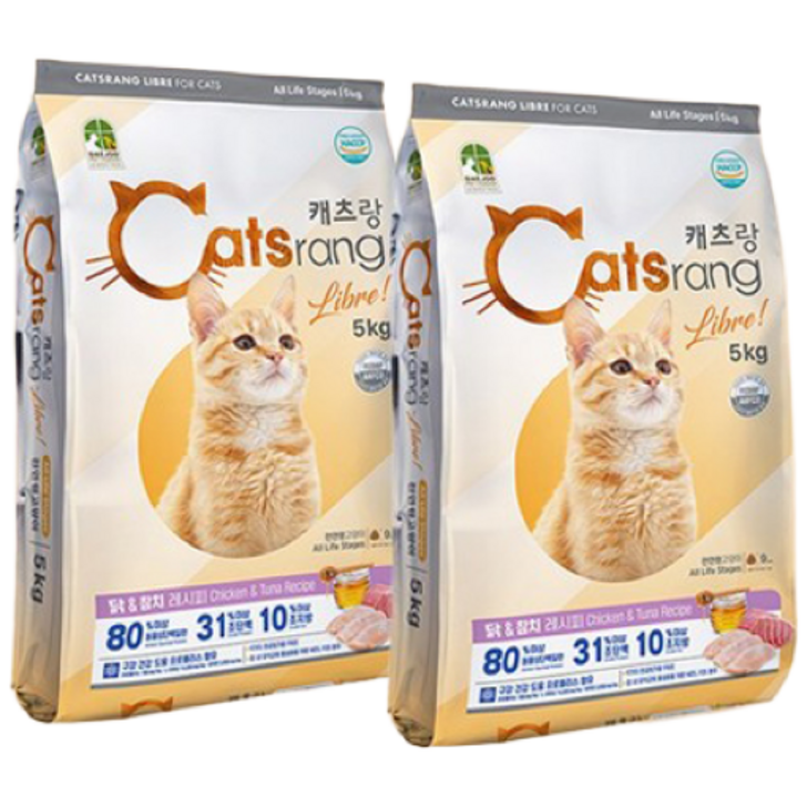 캐츠랑 리브레5kg X 2개 전연령 고양이사료 고양이밥