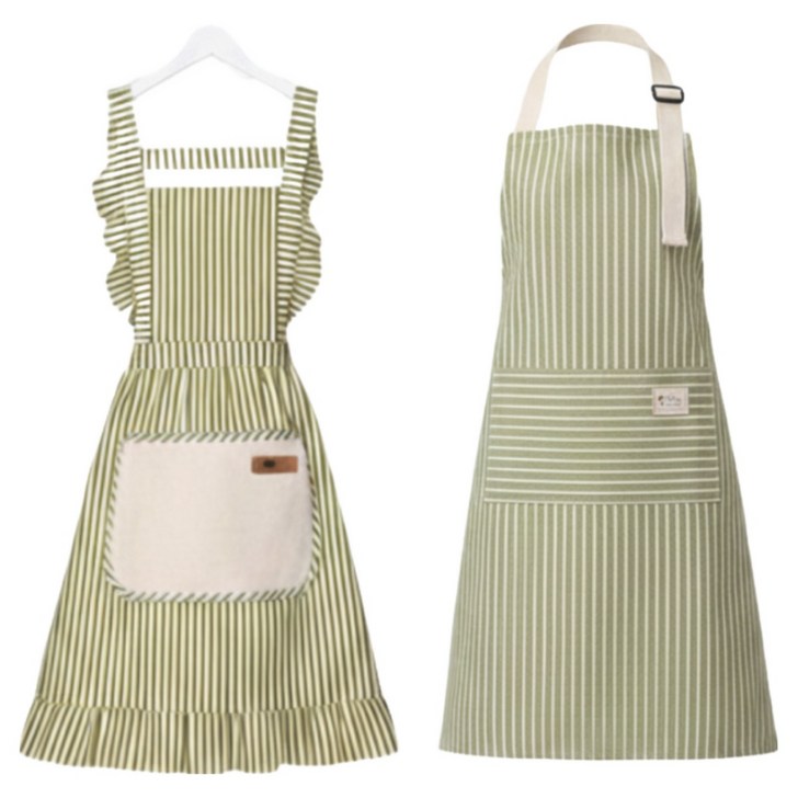 멜로우위시 예쁜 주방 여성 원피스 앞치마