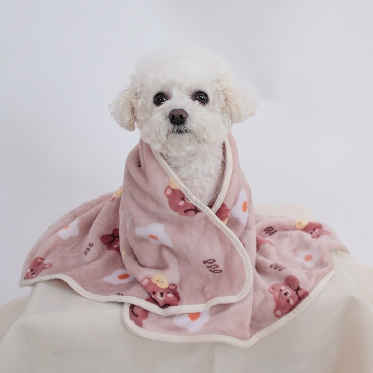 딩동펫 반려동물 이지 극세사 이불담요