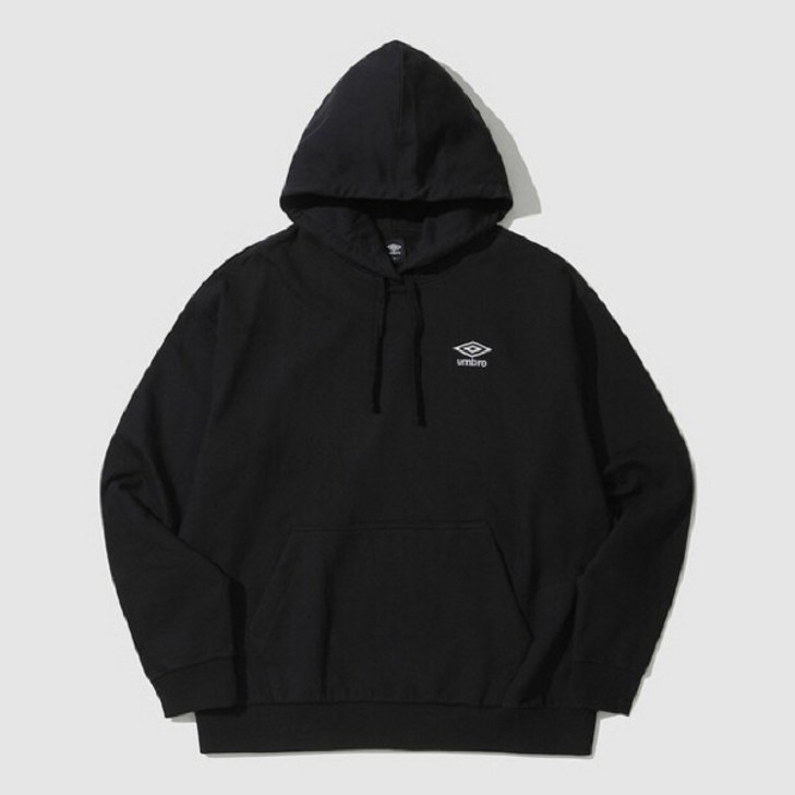 엄브로 후드티 KQF UO123CHD19BLK 에센셜 스몰로고 후디  BLK0