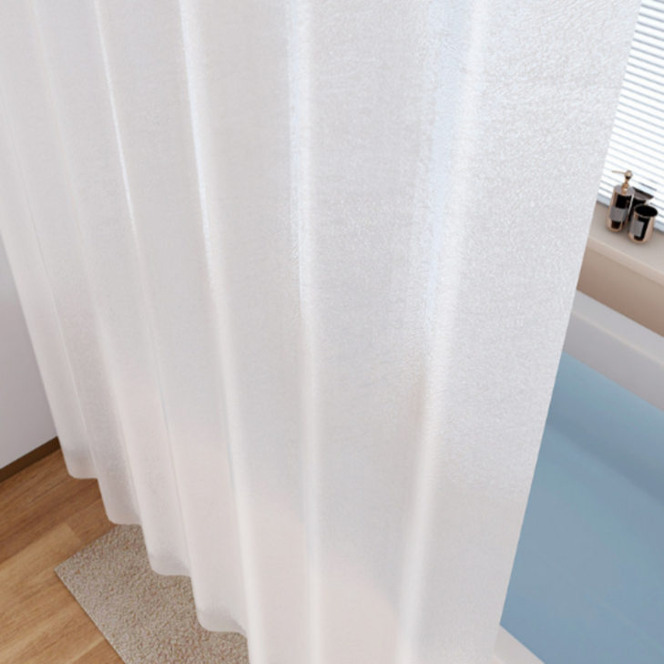 단디담은 욕실 욕조 방수 반투명 샤워커튼