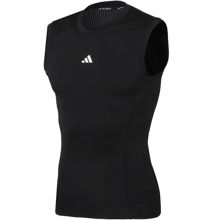 아디다스 민소매 스포츠 런닝 나시 나시티 슬리브리스 TF 블랙 남여공용 운동복  SHP 마스크