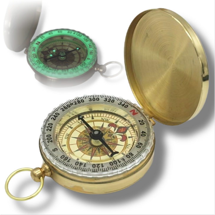 야광 휴대 나침반