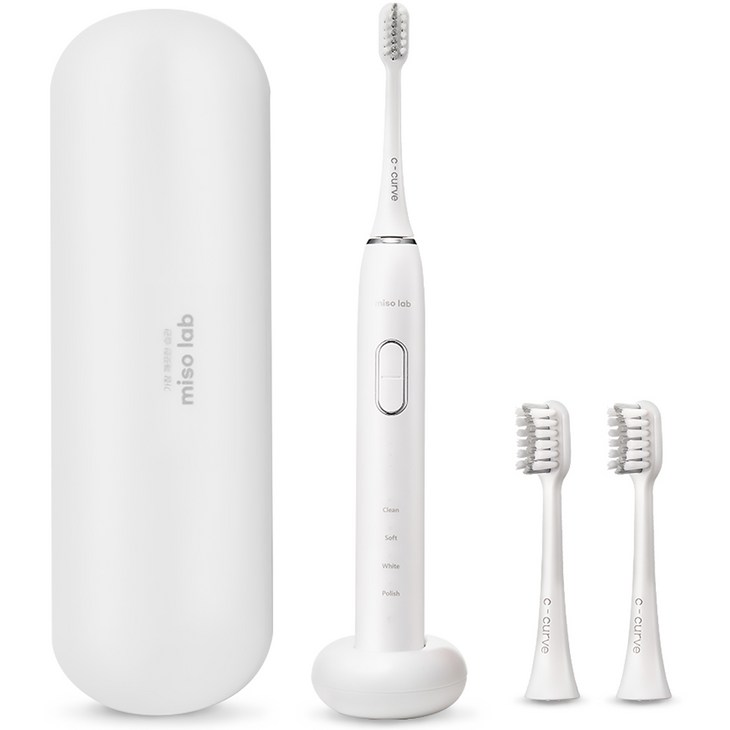 미소랩 음파 전동칫솔, ML800, 퓨어화이트, 1개