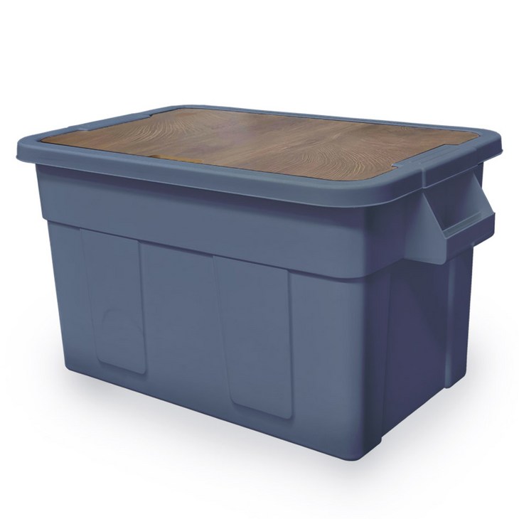 리벤스 그란데 대용량 수납 리빙박스 1p  우드상판 1P