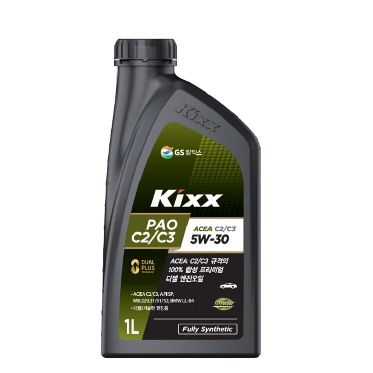 KIXX PAO C2C3 5W30 디젤 합성 엔진오일, 6개