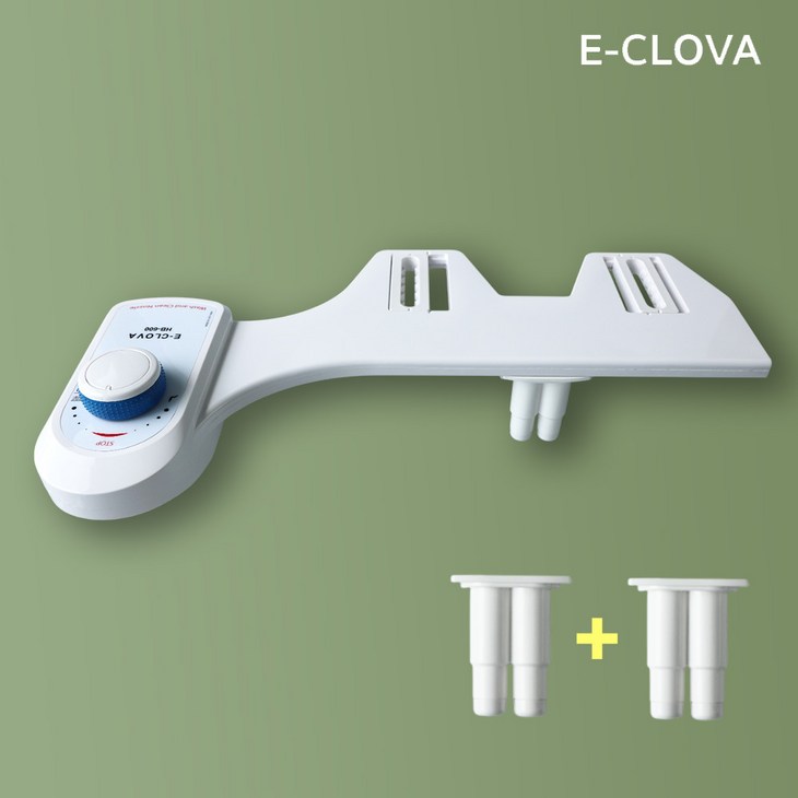 이크로바 분리형 노즐 11행사 기계식비데 무전원 냉수전용 판넬형 수동비데 HB600